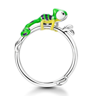 Bague caméléon à changement de couleur