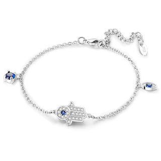 Bracelet Main de Hamsa et œil protecteur