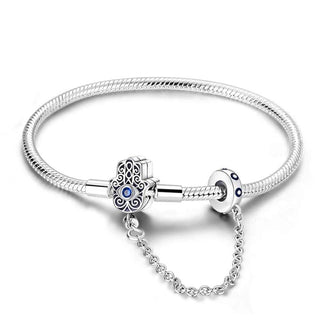 Bracelet Main de Hamsa avec breloque anti-mauvais œil